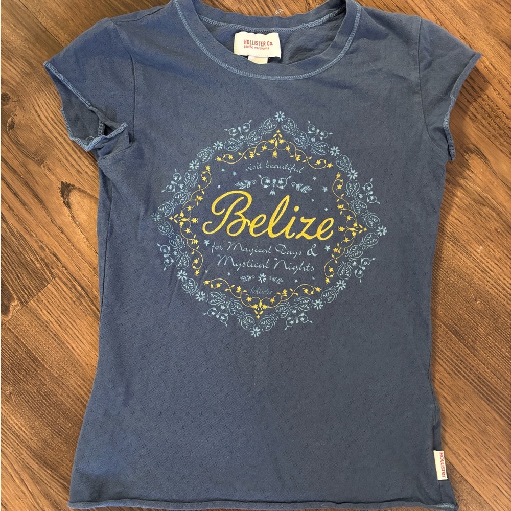 Hollister Blue Graphic Tee
